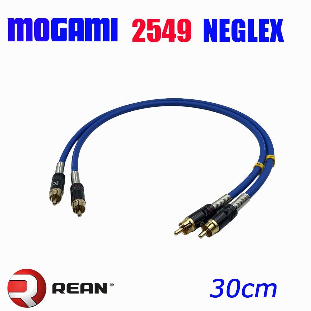 【オーダー品】モガミ2534BK RCAオーディオケーブル3サイズ合計9セット MOGAMI(モガミ)2534 RCAケーブル 2本セット 75cm REAN（NEUTRIK