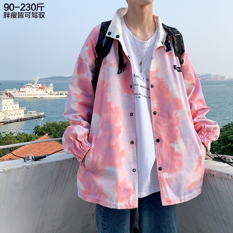 ジャケット ルーズカラースプリングオータム 大きめサイズ 春物 秋物 ヒップホッププラスサイズ89824765667