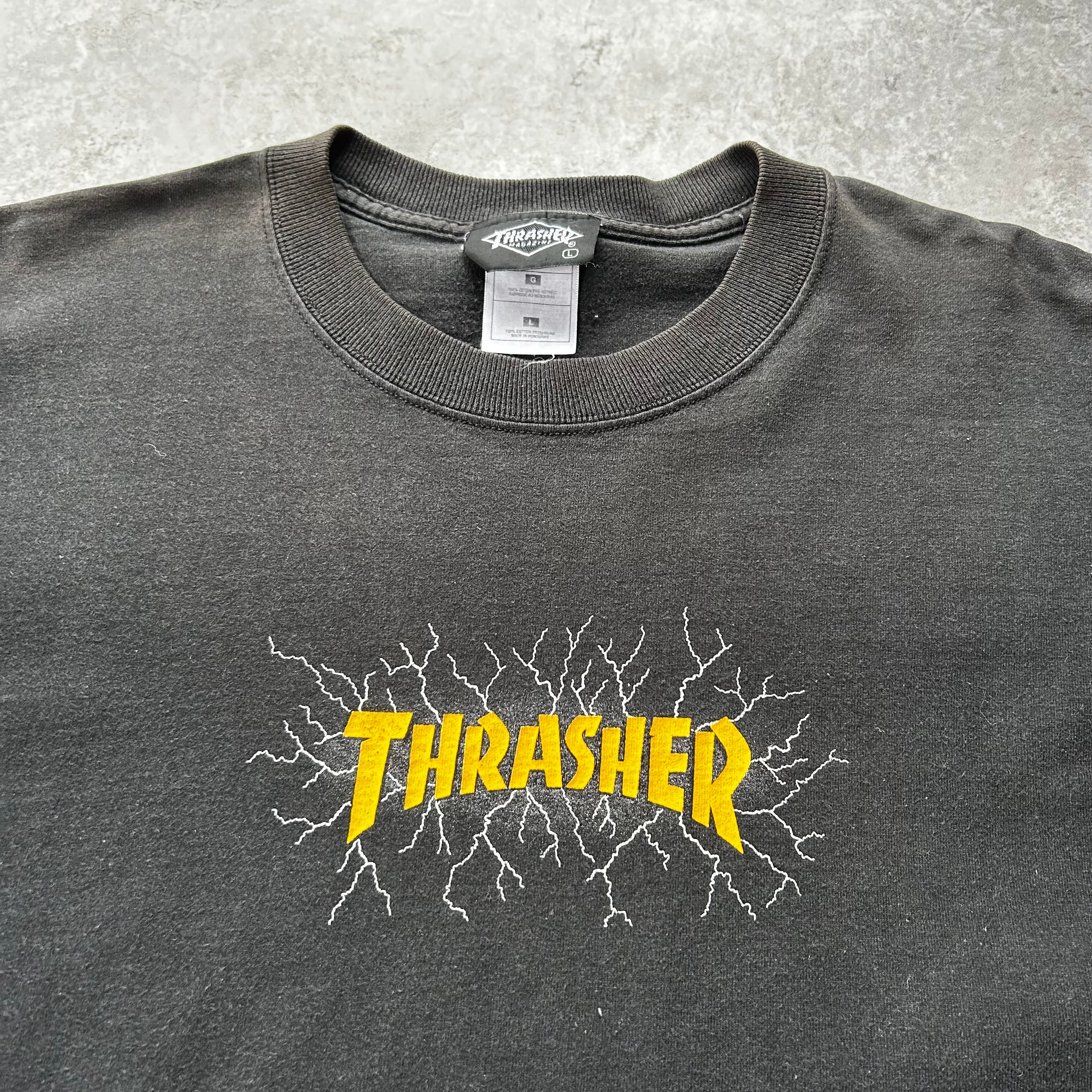 90s00s スラッシャー tシャツ ブラック L ライトニングロゴ | 東京準備室