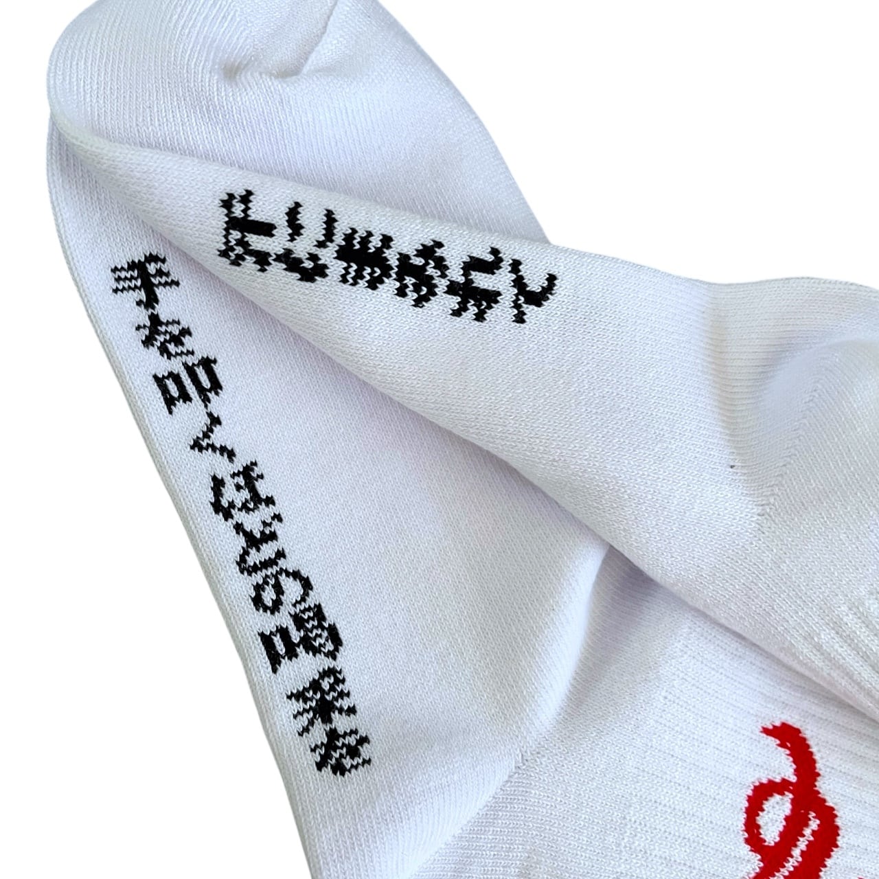 そそそそあ 420friendly 紅桜 × SUXSOX - COLLABORATION SOCKS / WHITE (23cm