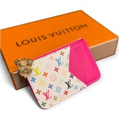 【LOUIS VUITTON】ルイヴィトン ルイヴィトン × 村上隆 カードケース ポルト カルト･ロミー　カラー： カワイイピンク