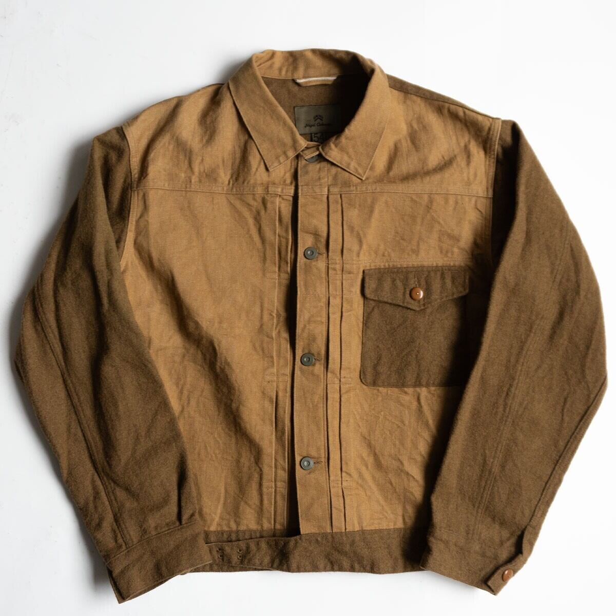 STUSSY BEN DAVIS KOKURA CHAPTER LTD. WORK SHIRT JACKET.BROWN.M