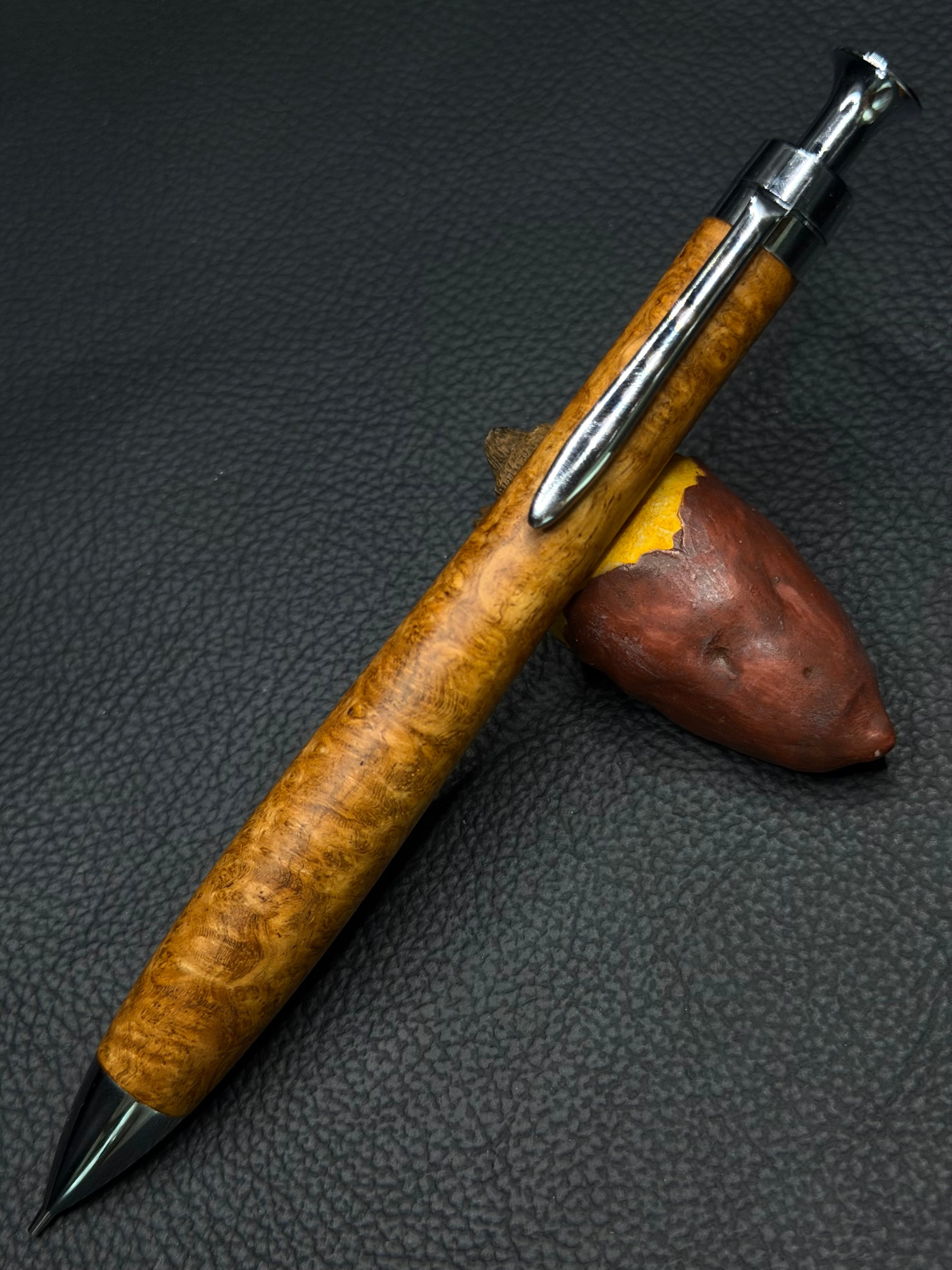 20 黒柿 縮み杢 0.3mmシャープペンシル | こぶた工房