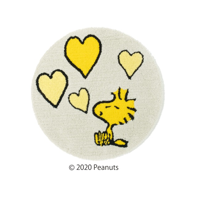 【マット】 PEANUTS Woodstock love MAT