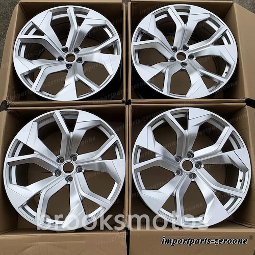 19インチ 新品シルバー フォーメッド ホイール アウディ Q2 Q4 sq2 19x8 オフセット45 4 本セット LI-2323