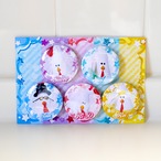 三男アイの丸型缶バッジ（4.4cm）