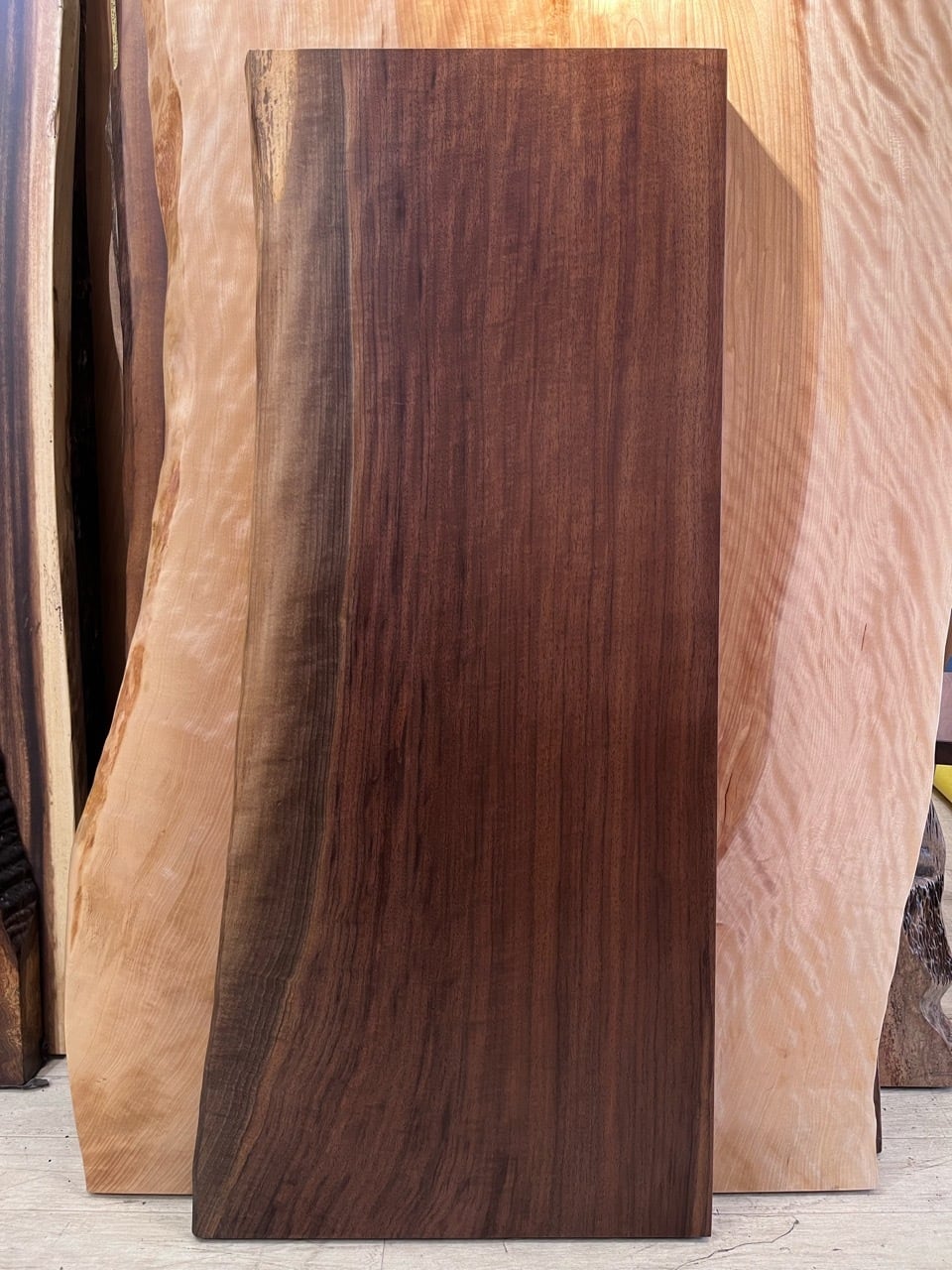 ウォールナット_1200×540-455×58_青山店_テーブル天板/一枚板 242189-2