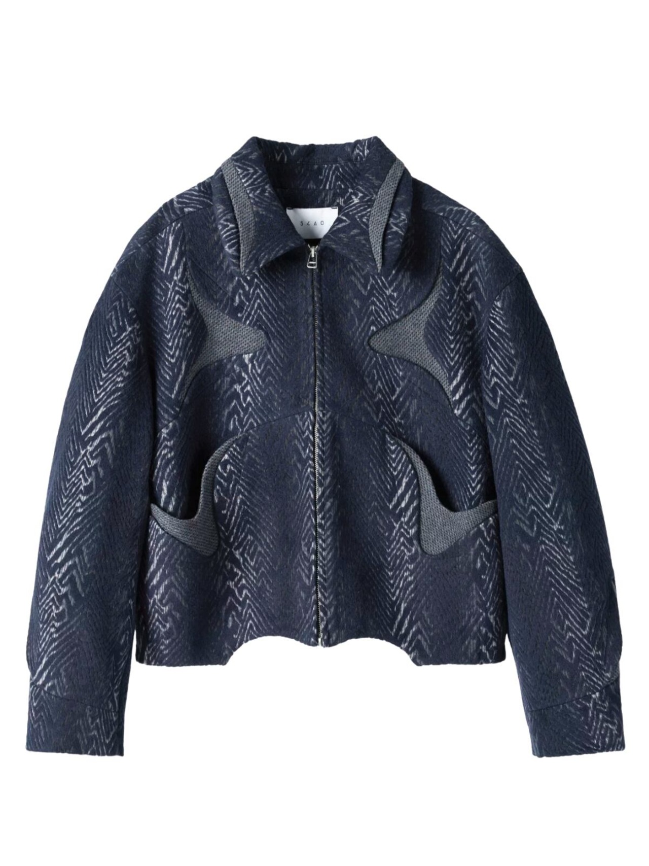 54A0 Crescent Patchwork Short Jacket