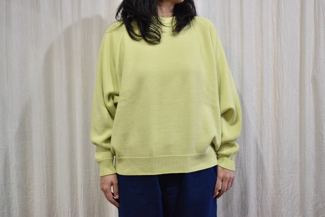 River　CREW NECK KNIT　LIME