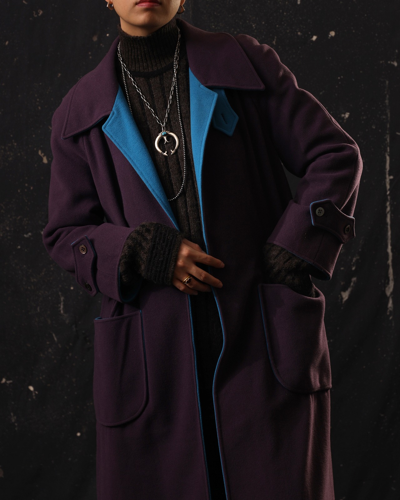 1980's Chloe / Color Block Coat