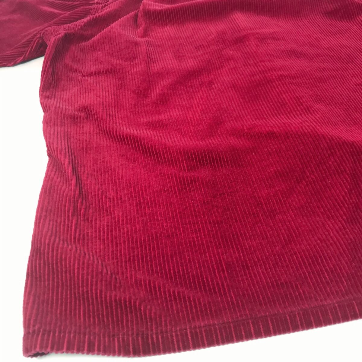 BOND FIFTH AVENUE 50〜 60年代 襟芯入り コーデュロイシャツ ワイン