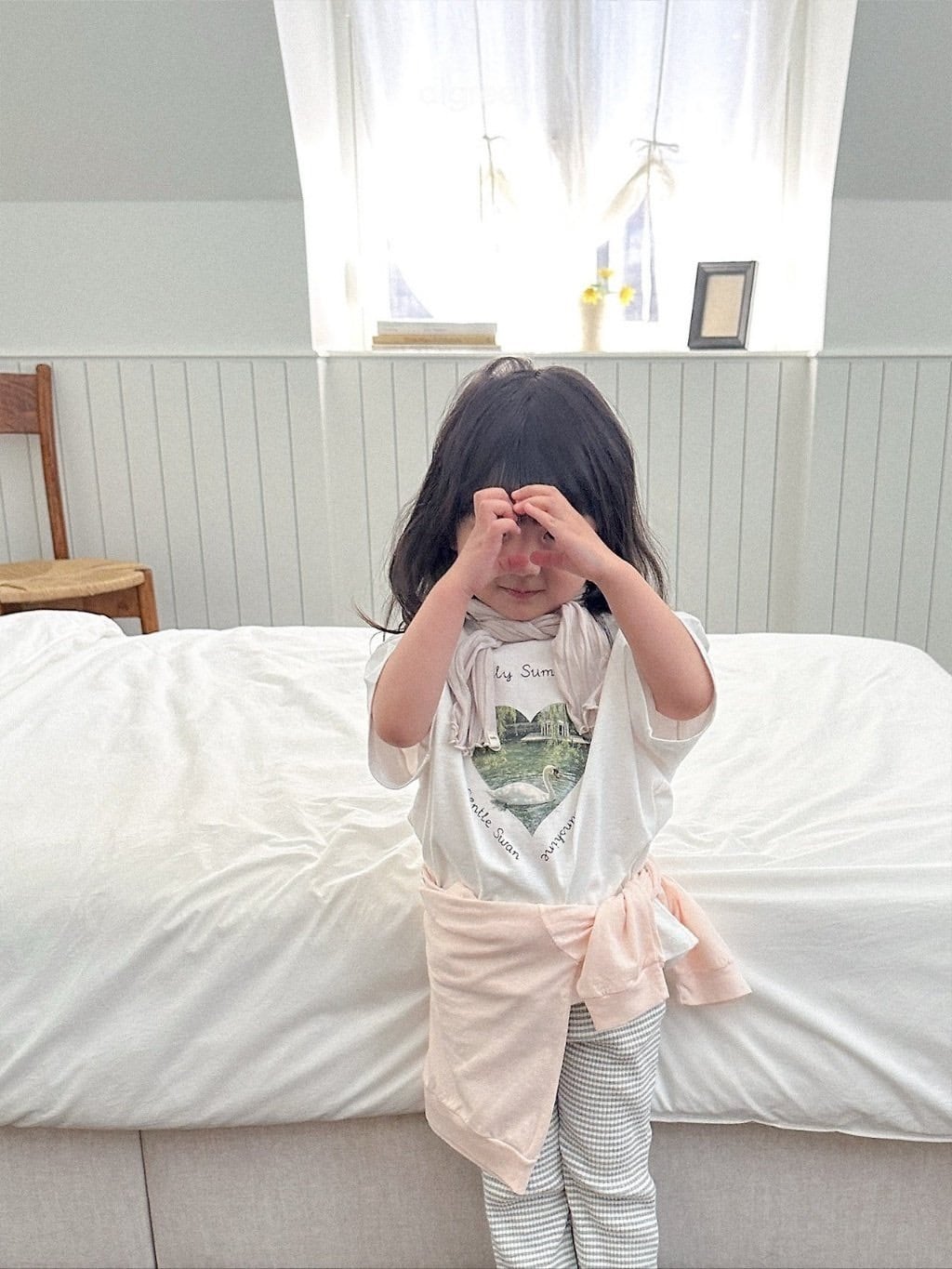 【即納/90size】ピュアスワンTシャツ/ digreen