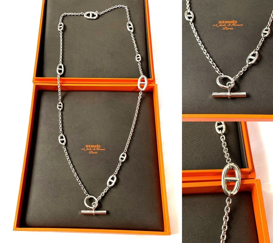 HERMES エルメス シェーヌダンクル ファランドール ロング