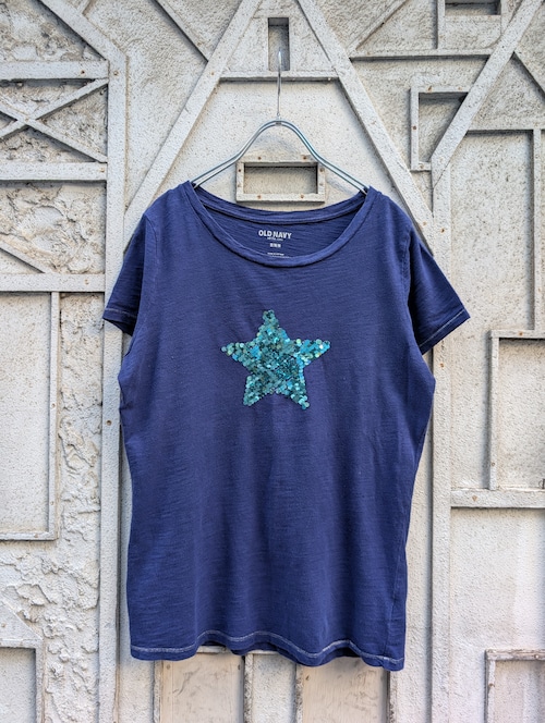 "OLD NAVY" spangle star tee