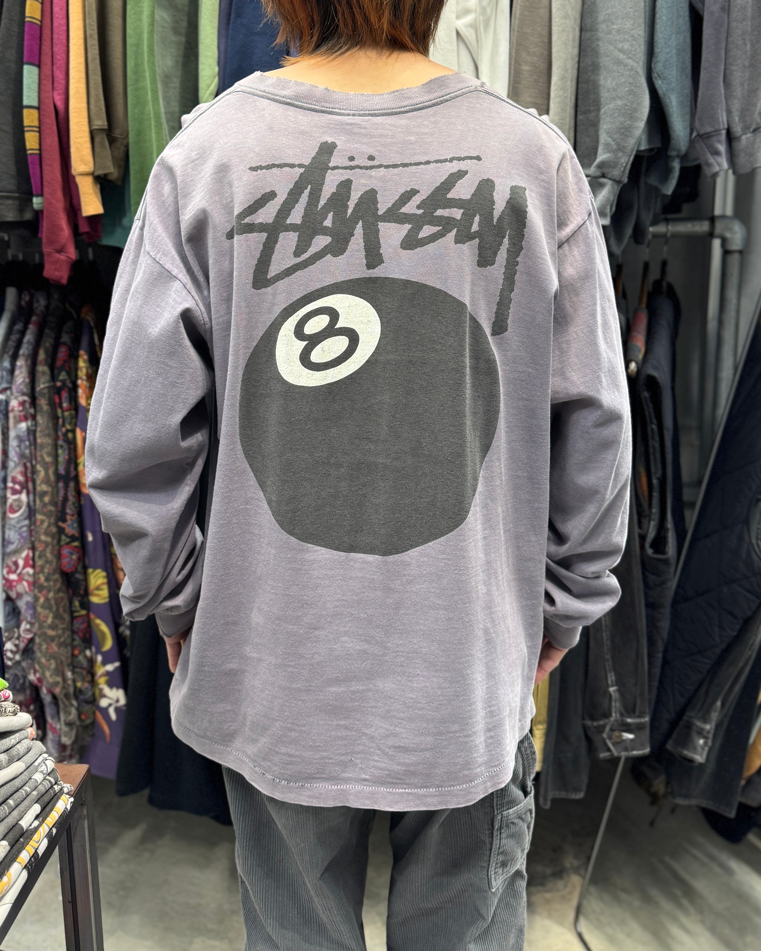 ボーダー00's old stussy BorderDesign thermal stussy Border | “総柄