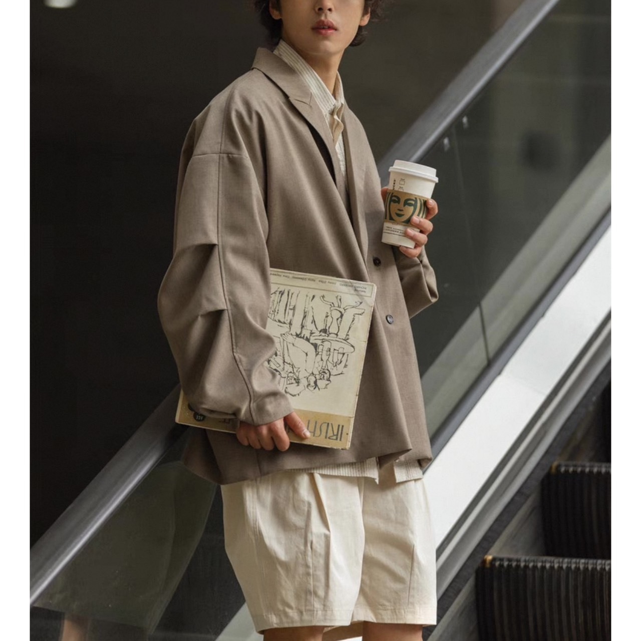 Oversized double breasted jacket 0360 - 10