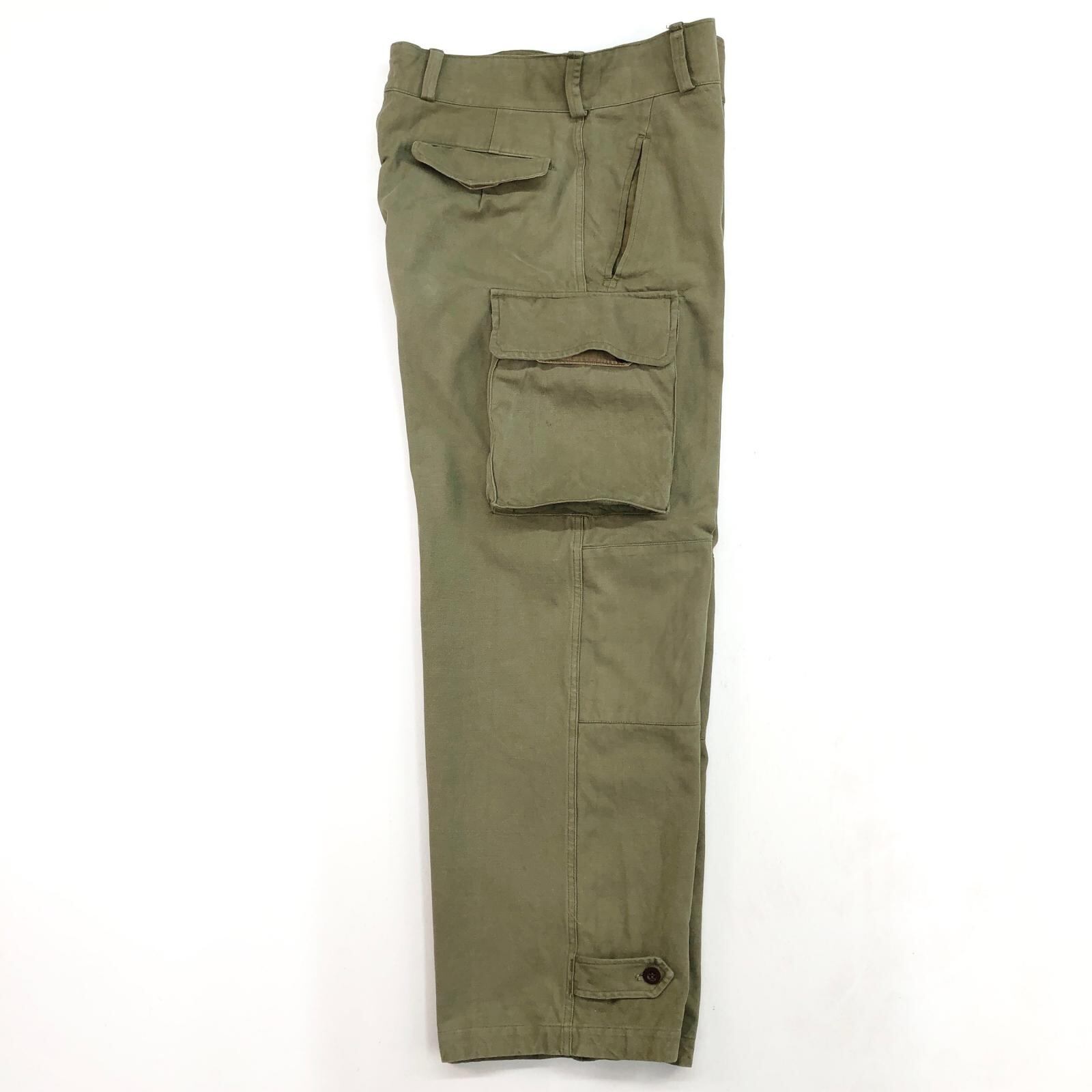 FRENCH ARMY フランス軍 50年代 M-47 カーゴパンツ 前期型 オリーブ