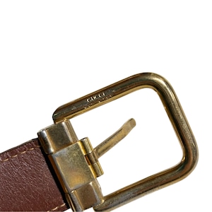 vintage GUCCI leather belt