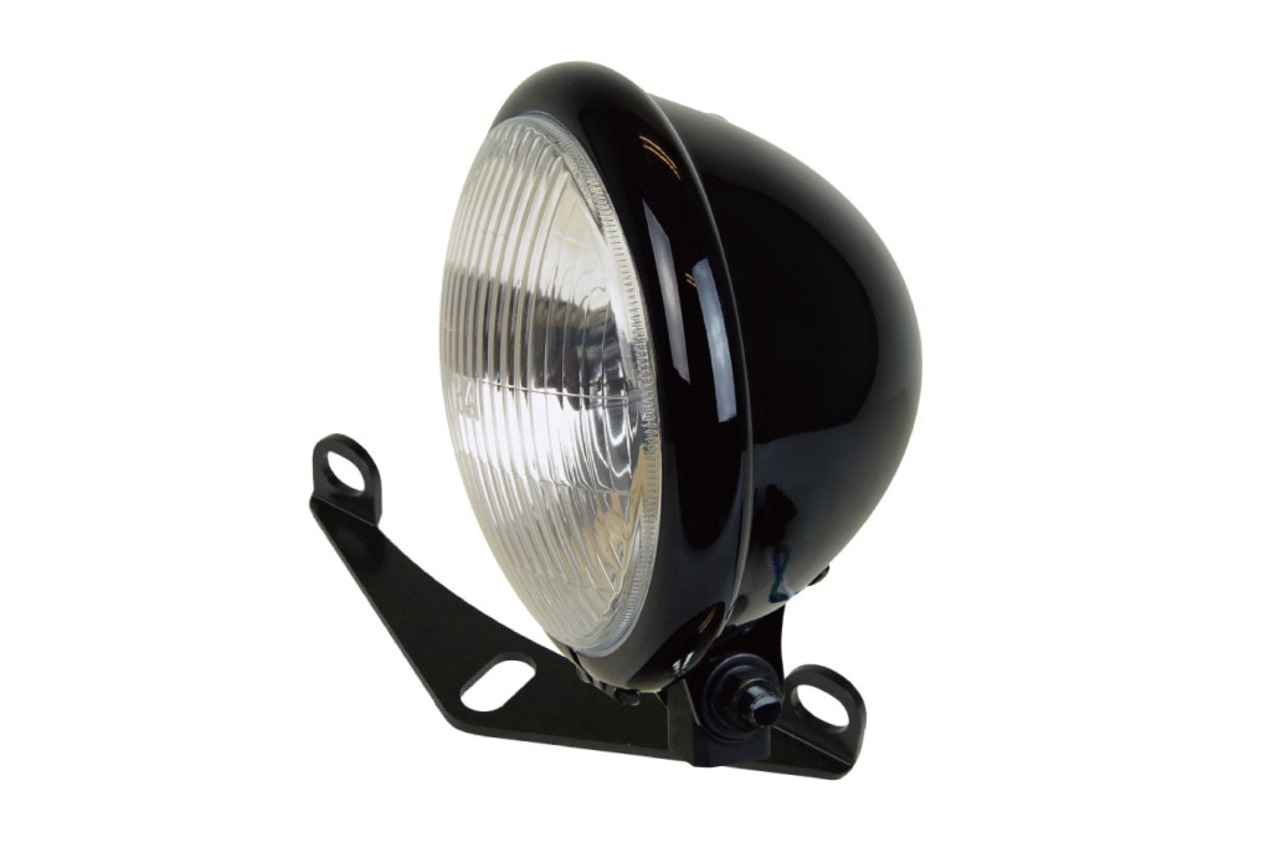 5-3/4”Bates type head light - with bracket BLACK ／CB400SS/GB250