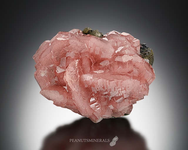 ロードクロサイト / フローライト 【Fluorite on Rhodochrosite】メキシコ産