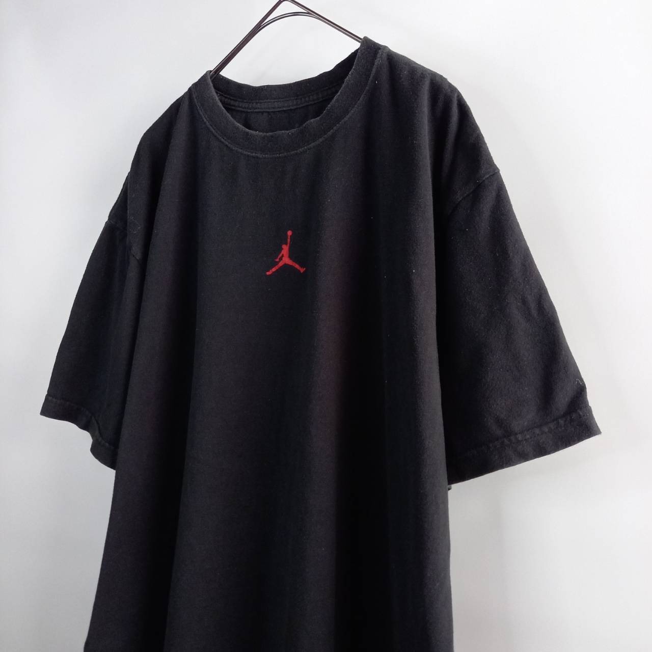 ジョーダン　ナイキ　Tシャツ　半袖　無地　ロゴ　両面プリント　ブラック　L