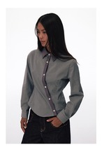 CONP Asymmetrical Patchwork Shirt
