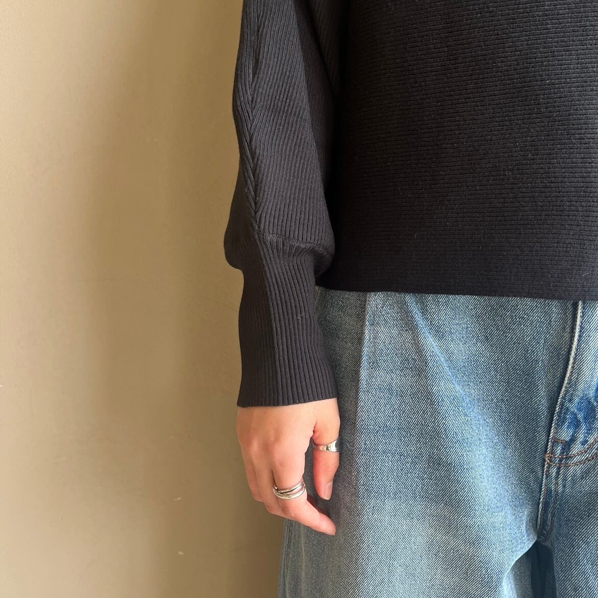 QTUME】ハイゲージドルマンニット | valance 福井｜レディース