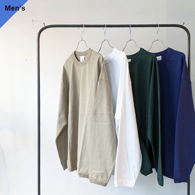 melple ヘビーウェイトクルーネックTee L/S / The American Ringer L/S