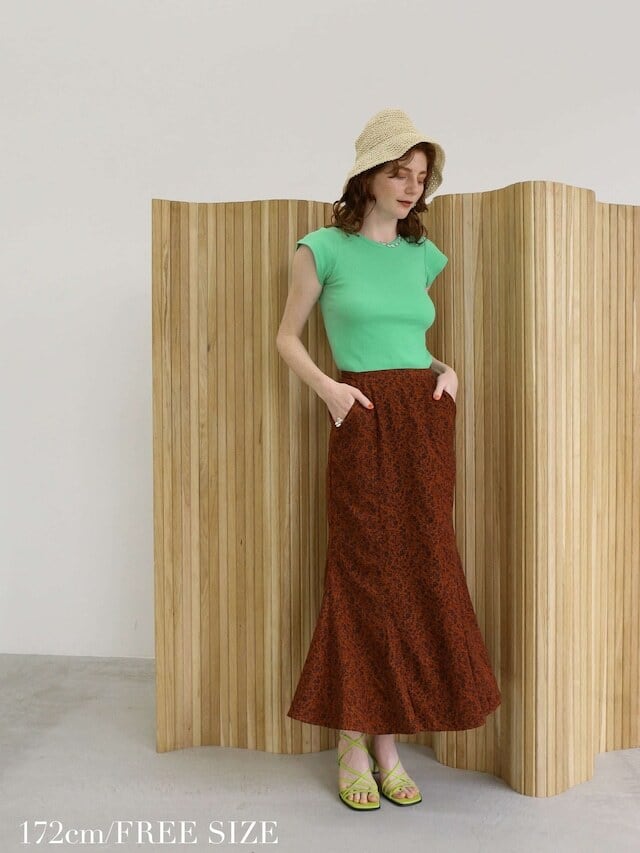 flower long skirt | Katrin TOKYO