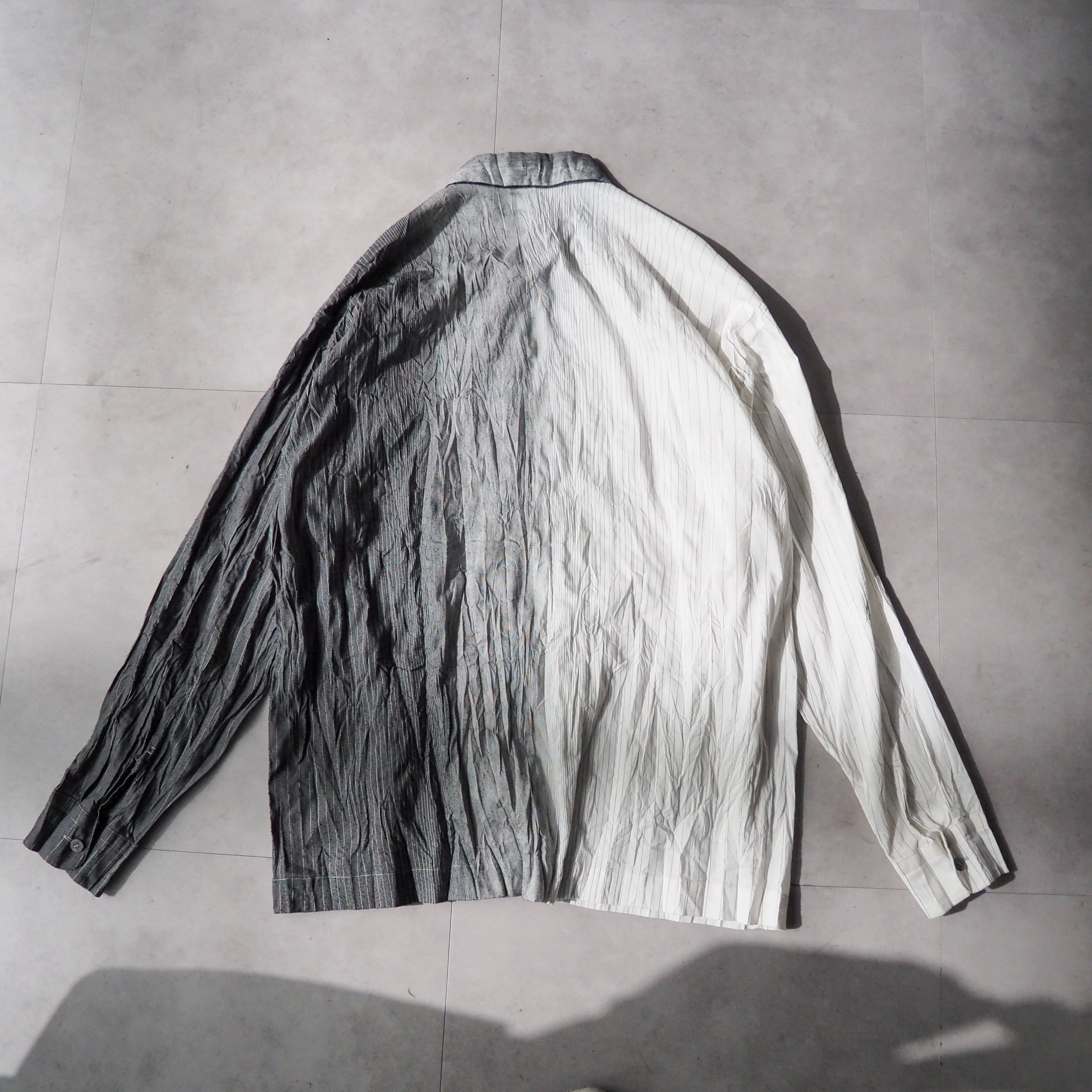 ISSEY MIYAKE A-POC INSIDE” Wrinkle processing shirt イッセイミヤケ ...