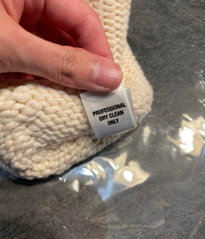 CHROME HEARTS クロムハーツ カシミヤ ニット帽 クロスデザイン ニット