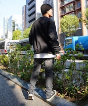 【#Re:room】SIDE LINE W WAIST VINTAGE SLIM DENIM ［REP232］