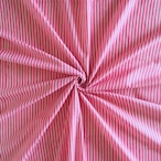 ブロックプリント生地【50cm単位】インド綿 ストライプ柄 ホワイト×ピンク #51910-PK1
