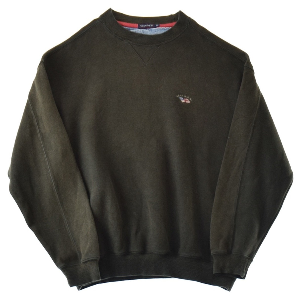 1990's "GANT" Vintage Embroidery Sweatshirt / 90年代 ヴィンテージ 刺繍スウェット トレーナー 90s  ビンテージ | marron vintage