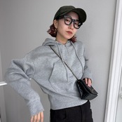 ミニzipショートPK/グレー