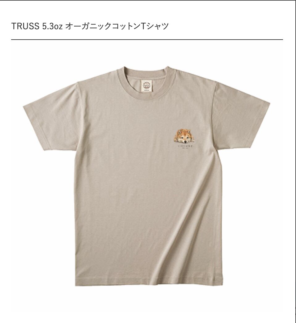 ここちゃんTシャツ_胸にSTOPIBDワンポイントロゴ入り | cocohope