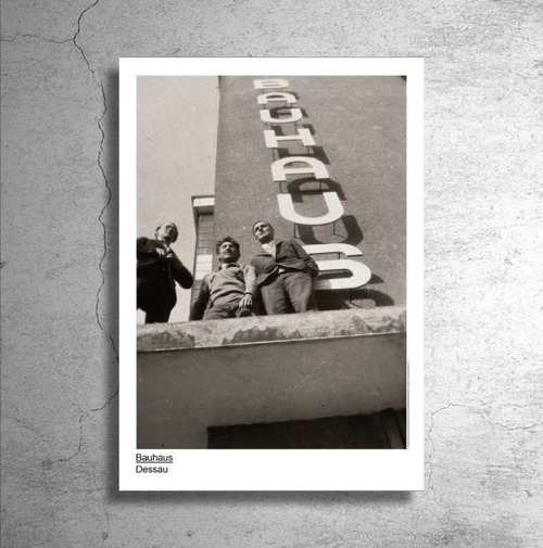 ドイツ建築/美術学校『BAUHAUS バウハウス デッサウ校舎』財団公式ポスター