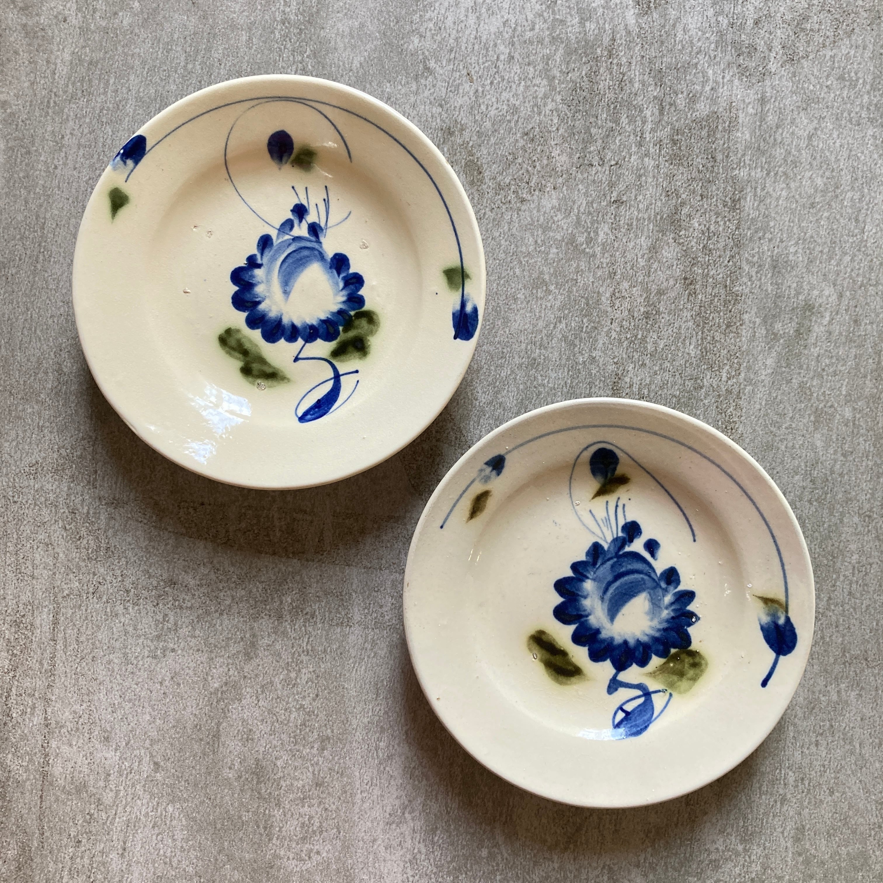 P303】 2枚セット ベトナム 幻の陶器 ソンベ焼き ソンベ song be 