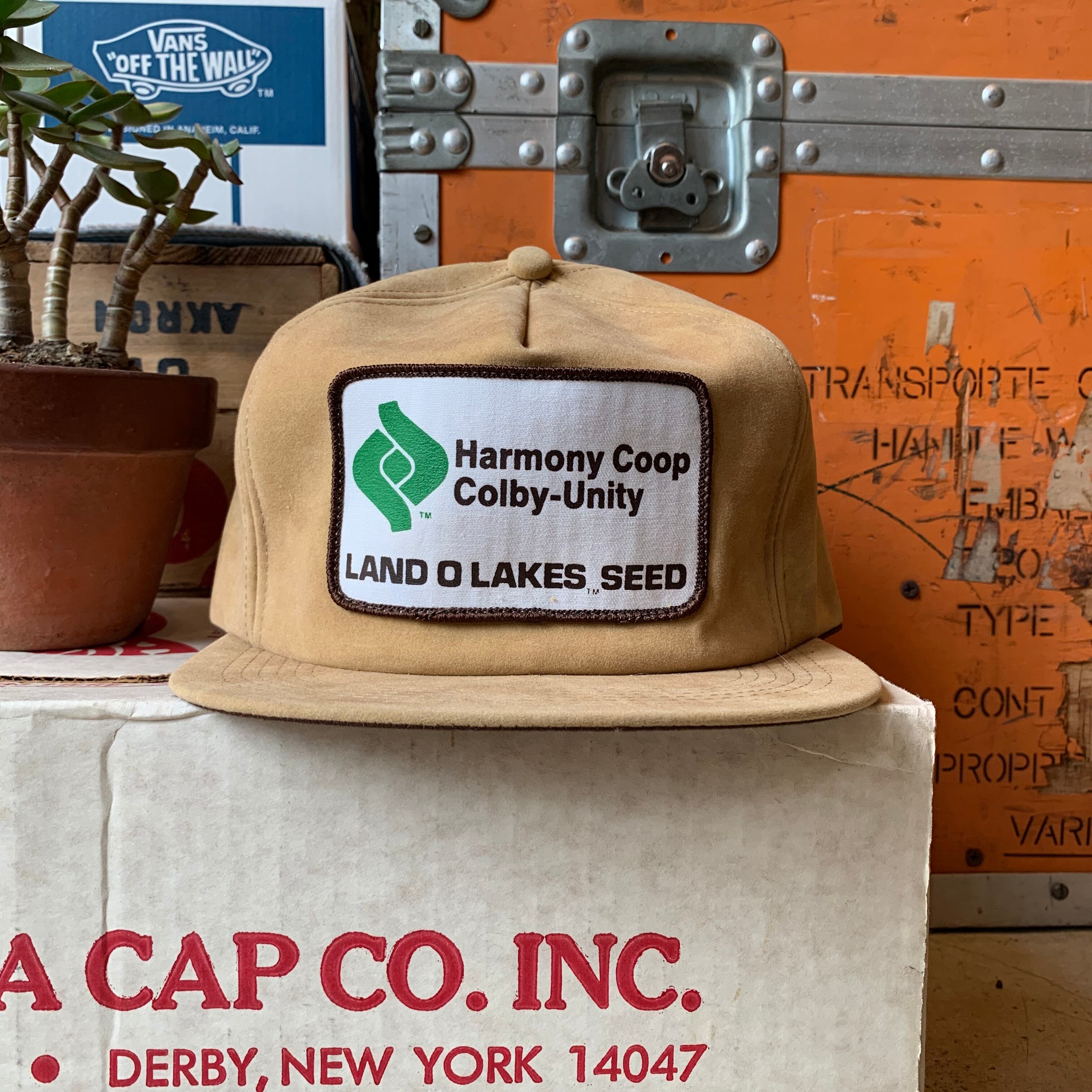 1970's "K-Products" Cotton Suede Trucker Hat