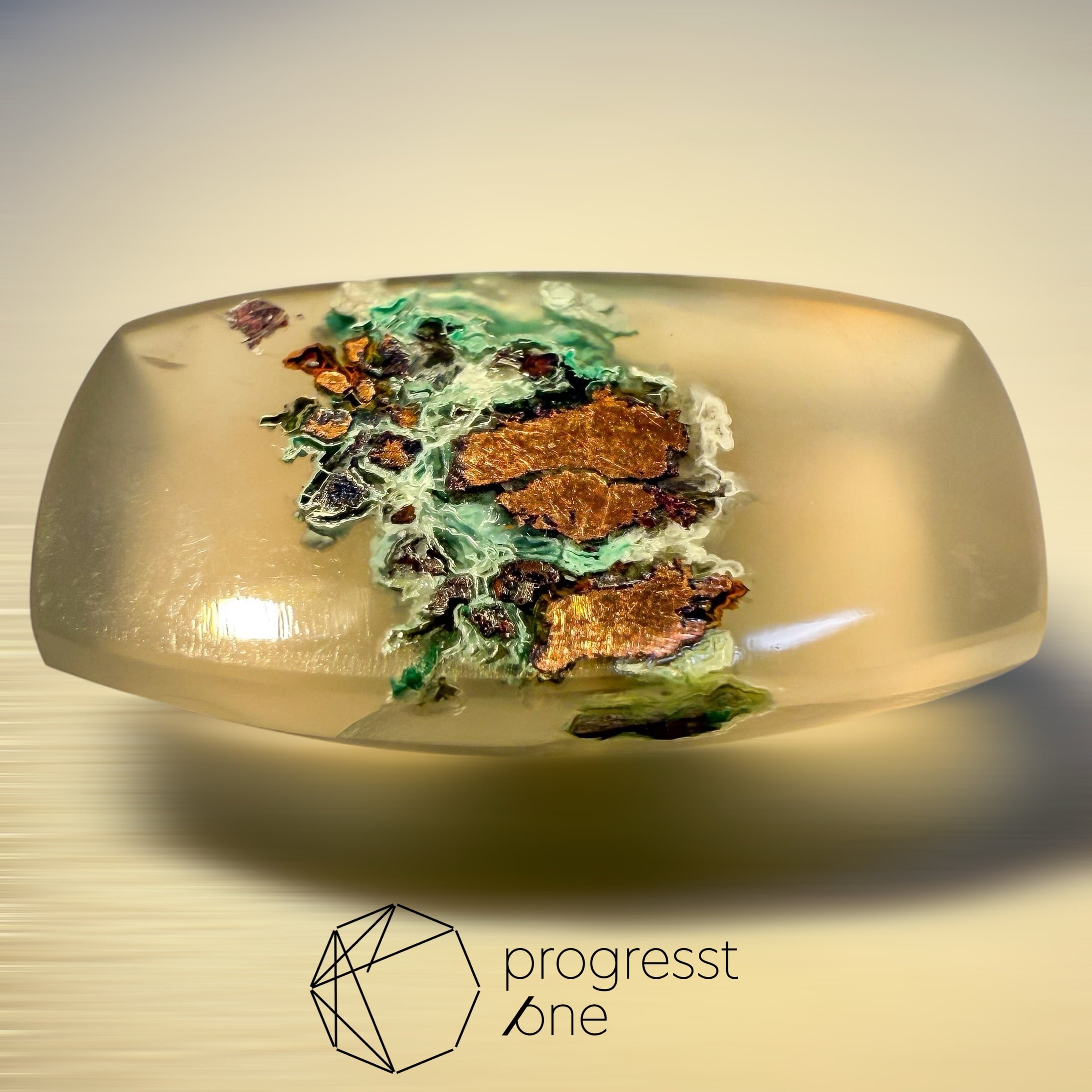 コッパーインアゲート13.846ctソ付 | progresstone