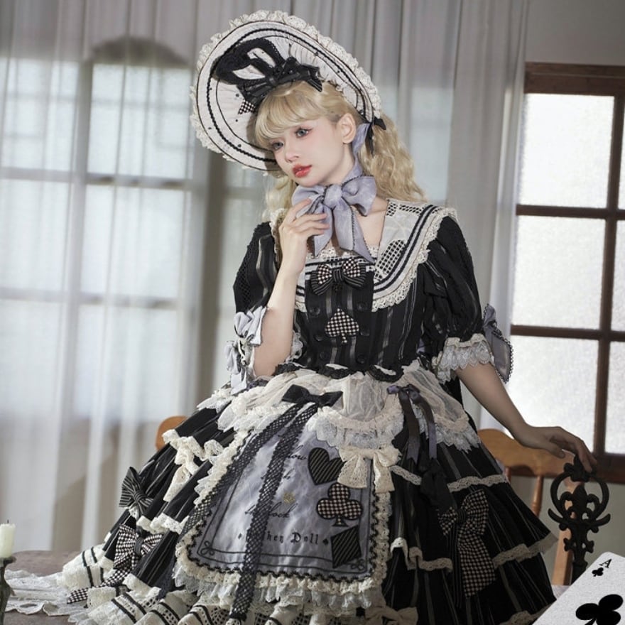 Classical Puppet クラロリ ドレス+ボンネット 2点セット｜撮影会