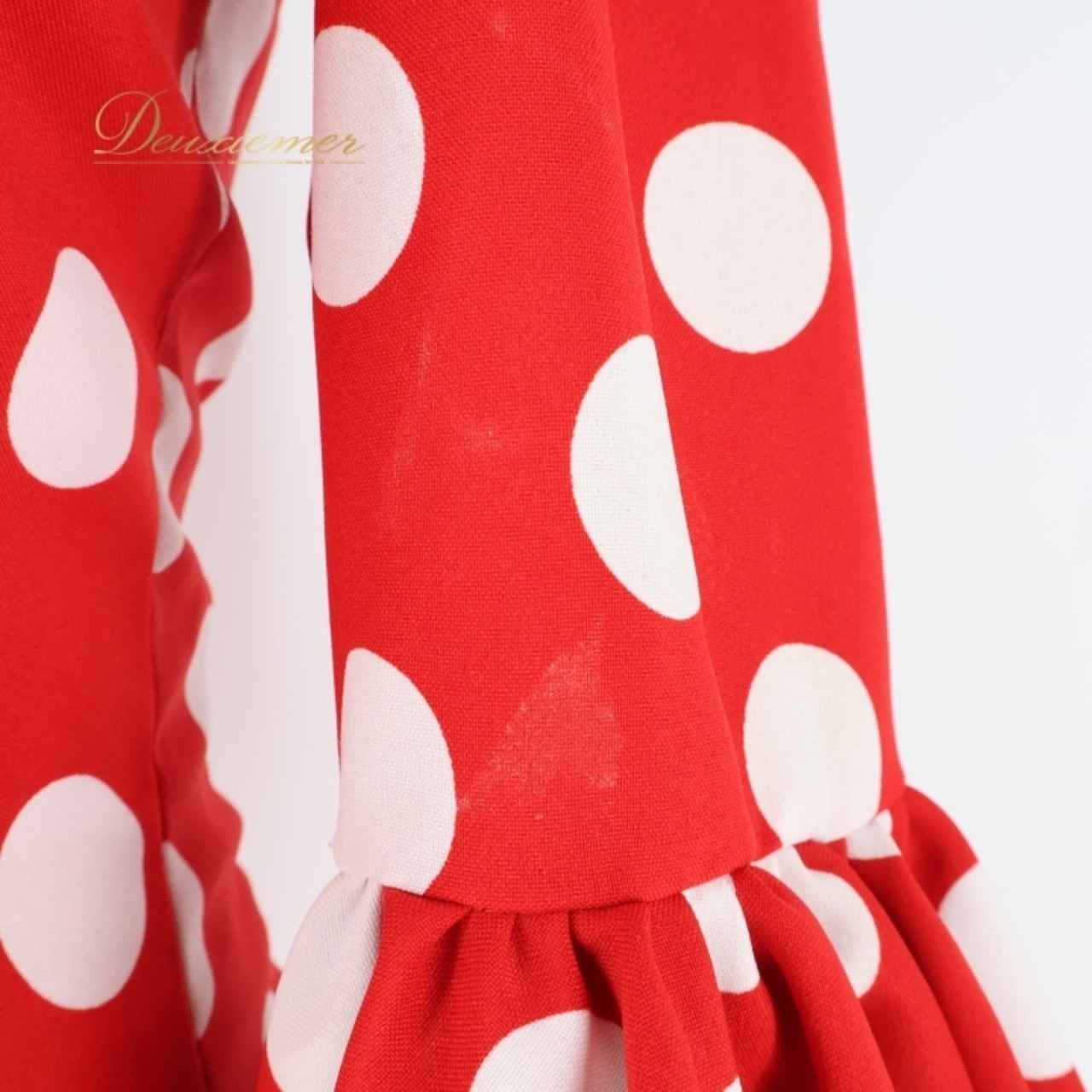 フラメンコ 衣装 バタデコーラ トップス スペイン製 ESPERANZA ROMERO 赤 ドット 水玉 フリル ボランテ ブラウス ファルダ スカート 発表会 パーティ レッスン レッド系 ホワイト系 ブルー系 フラメンコ衣装 セットアップ 可愛い エレガント トップス フェスティバル ステージ衣装 女性用 おしゃれ しっかりした生地 発表会用 水玉模様 フリル付き