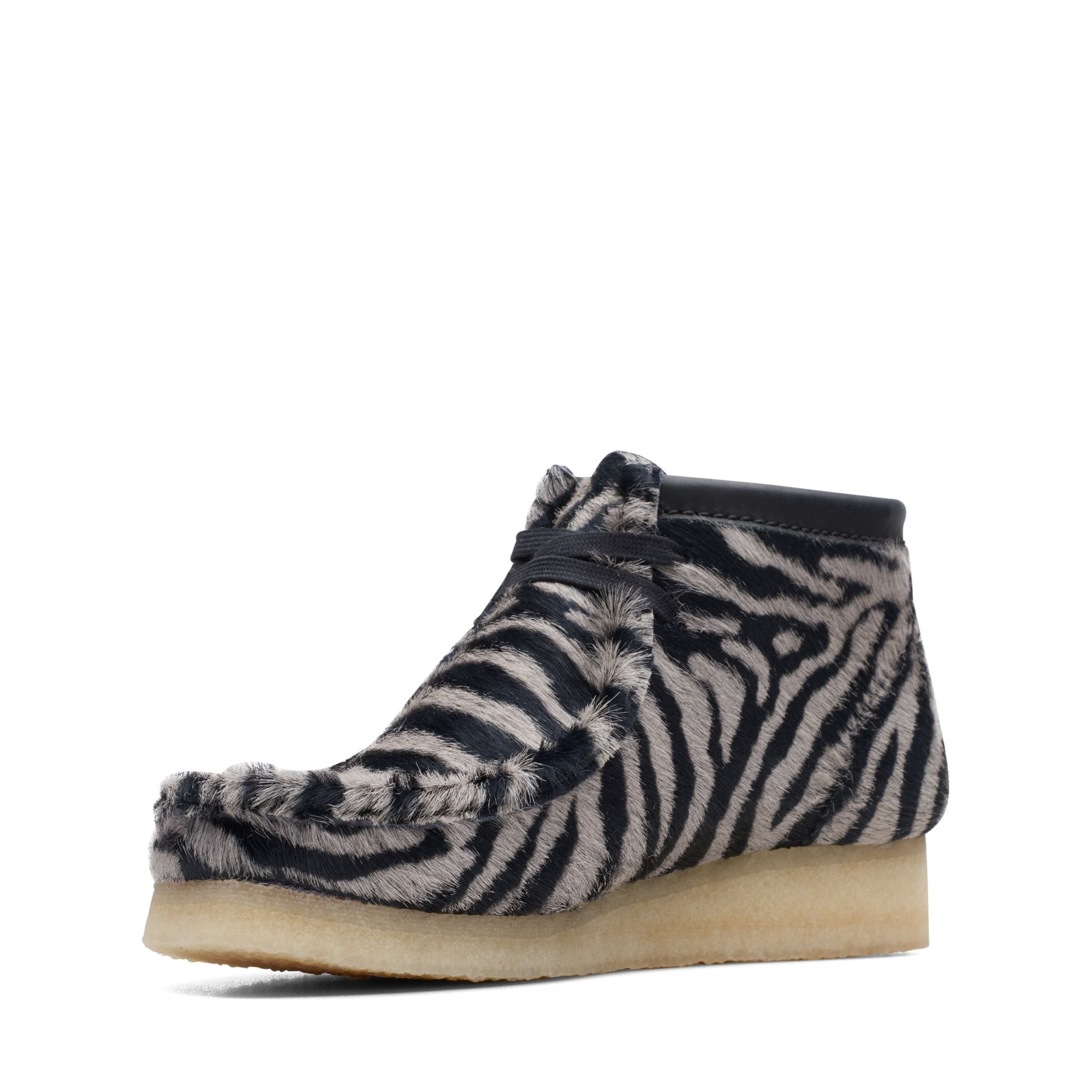 CLARKS (クラークス) - WALLABEE BOOT (レディース ワラビーブーツ) Zebra CLARKS (クラークス) - WALLABEE BOOT (レディース ワラビーブーツ) Zebra