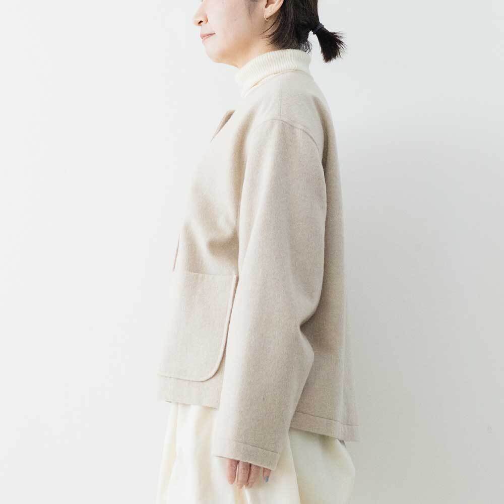 Midi Umi ノーカラーショートジャケット | LASQ store | ラスクストア