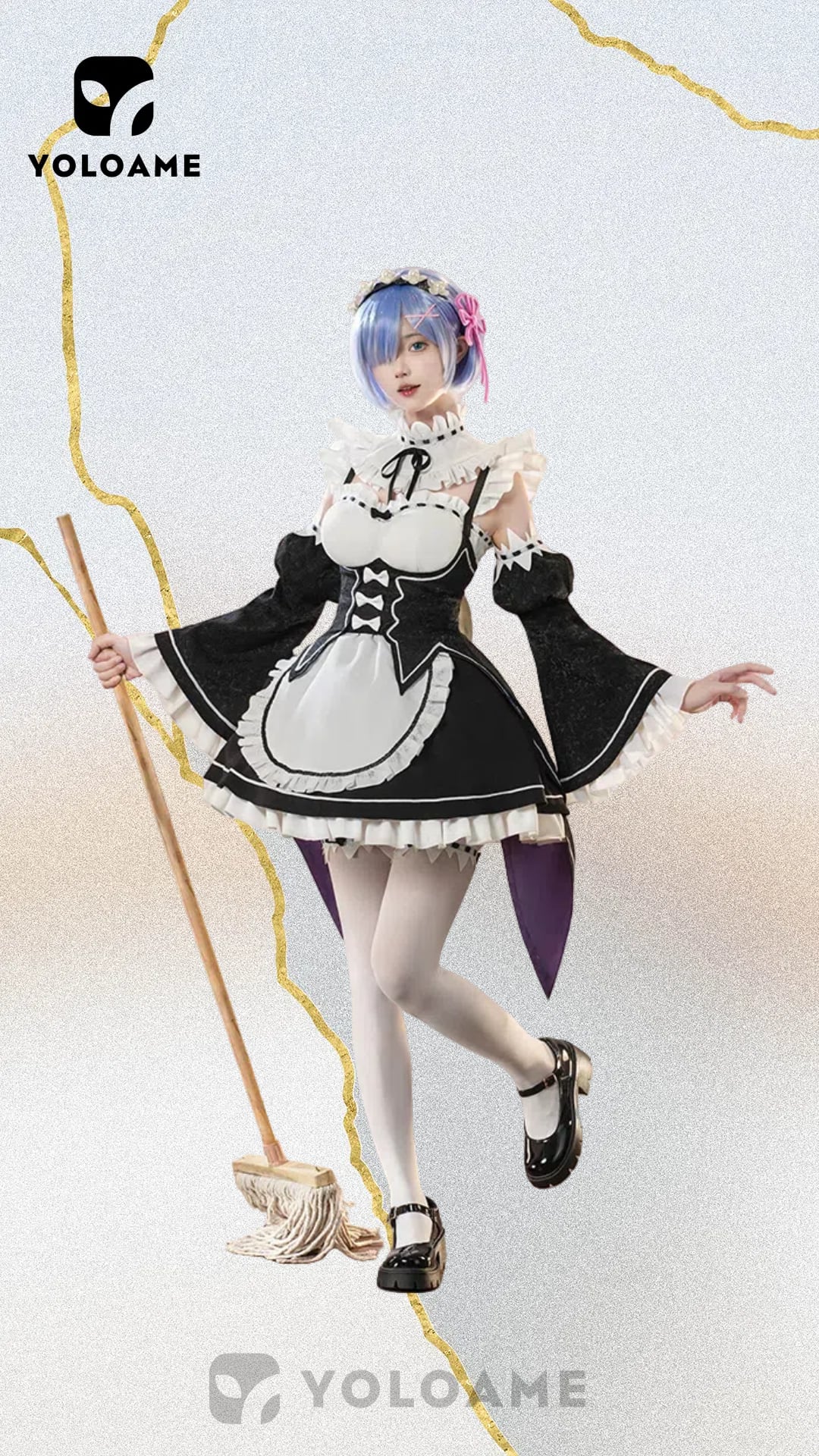 Re：ゼロから始める異世界生活 レム コスプレ衣装【三分妄想 1