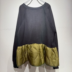 【original remake】military liner frill sweat