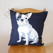 Jubilee　クッションカバー　フレンチブルドッグ