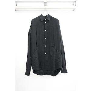 [A.F ARTEFACT] (エーエフアーティファクト) ag-9029 Side Zip Cocoon Shirts