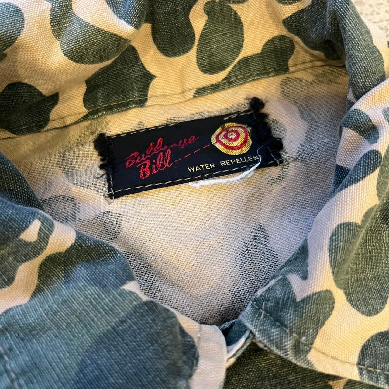 リセたん商品 Bullseye Bill オールインワン 60's Bullseye Bill Duck Hunter Camouflage All In One | BLUE VALENTINE