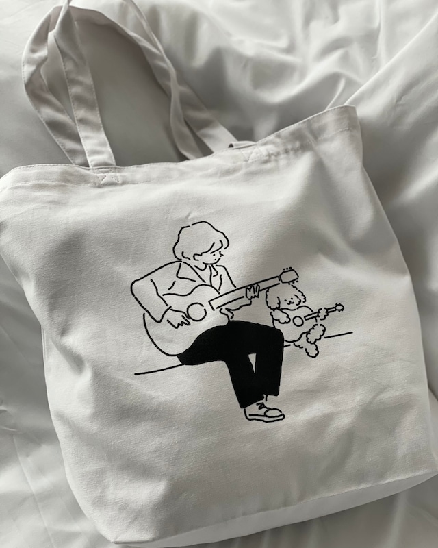 Play the guitar big Tote-bag